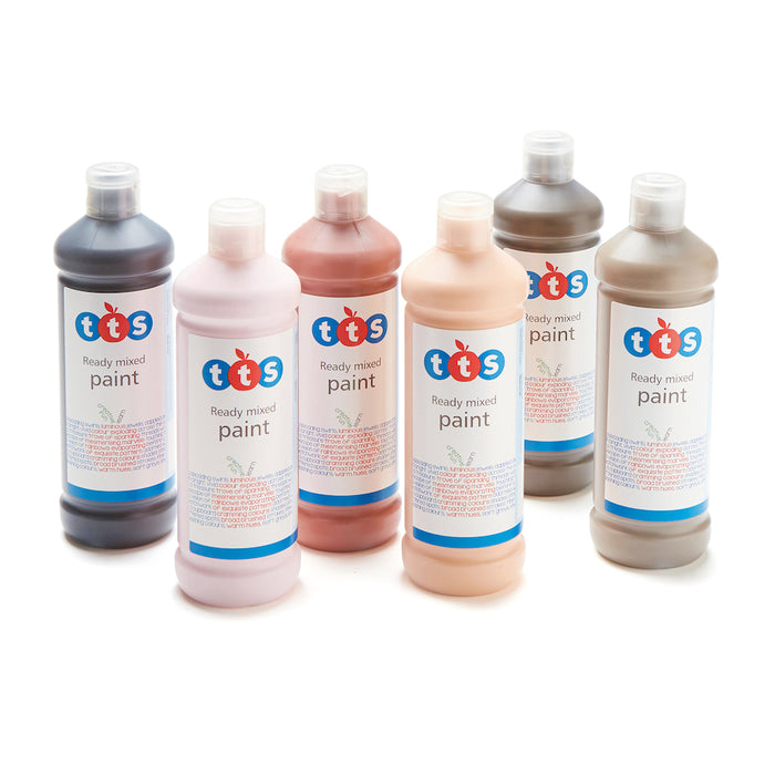 TTS Ready Mixed Paint Skin Tones 6 x 600ml