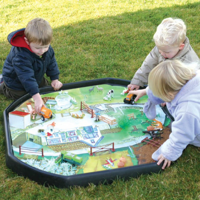 Active World Tuff Tray Farmyard Mat