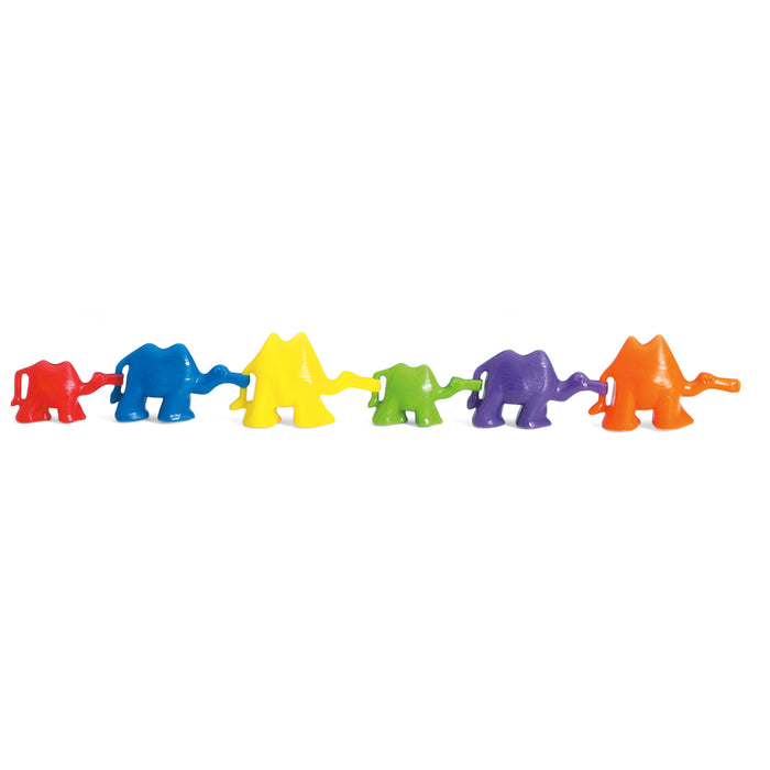 3D Coloured Connecting Camel Figures 96pk