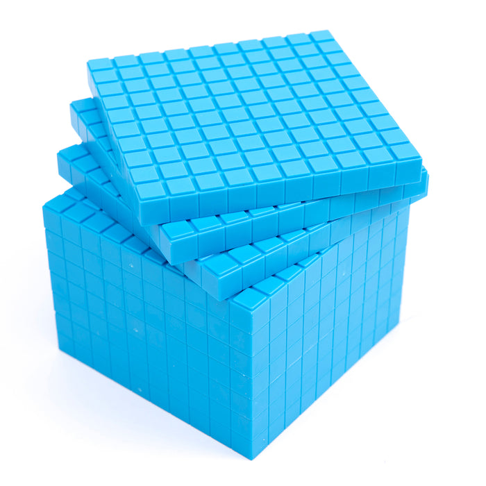 Plastic Interlocking Base Ten Set 121pc