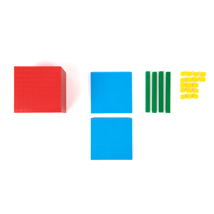 Multi Coloured Base Ten Class Set 184pc