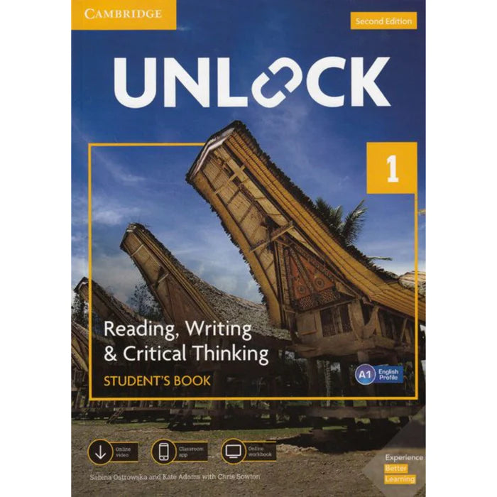 Unlock Level 1 Reading, Writing, & Critical Thinking Student's Book, Mob App and Online Workbook w/ Downloadable Video