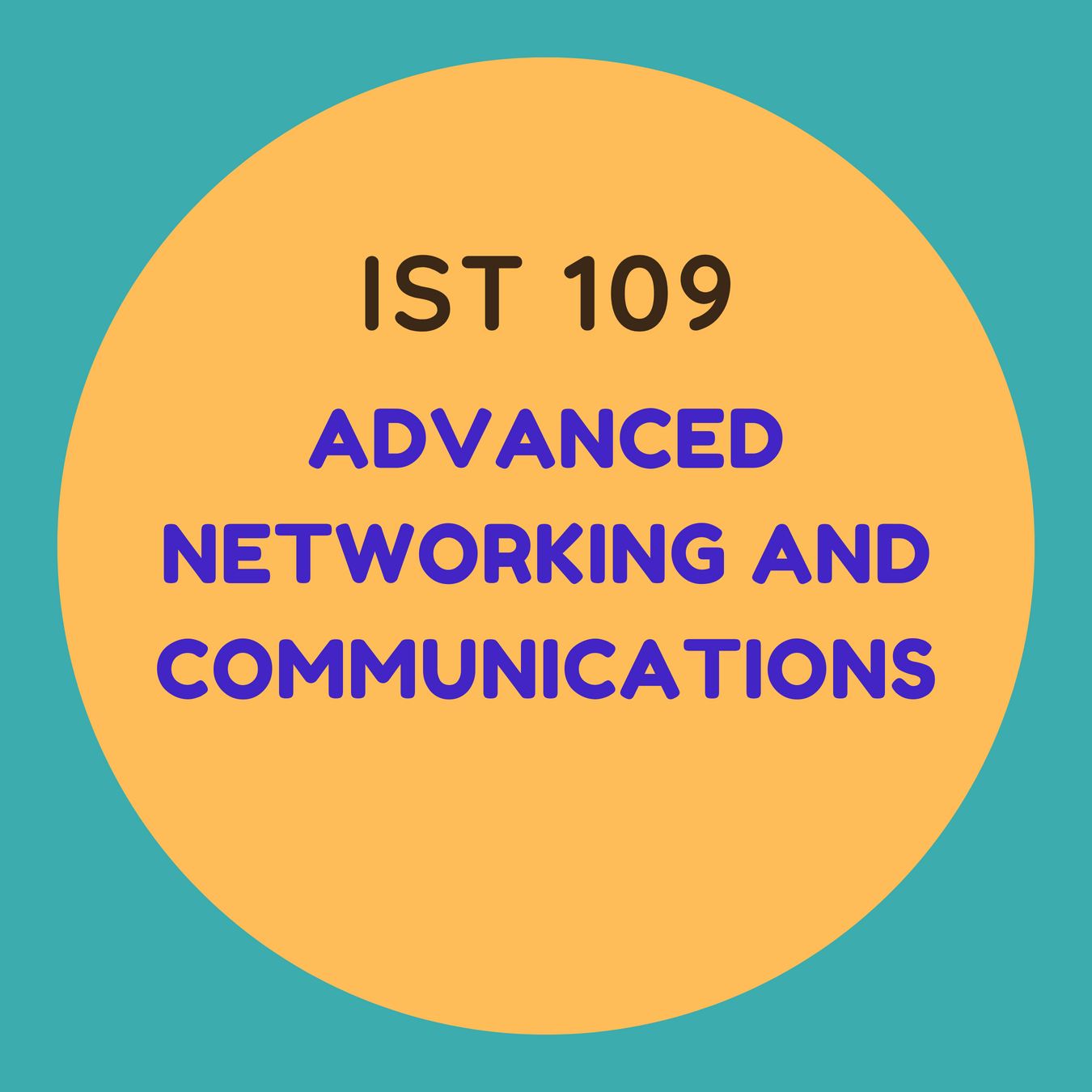 IST 109: Advanced Networking and Communication