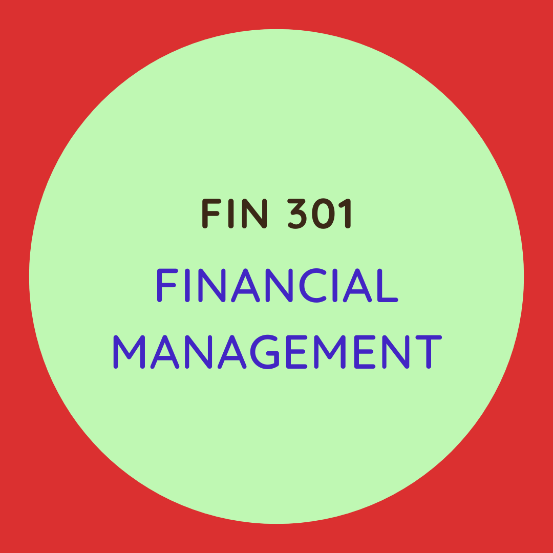 FIN 301 Financial Management