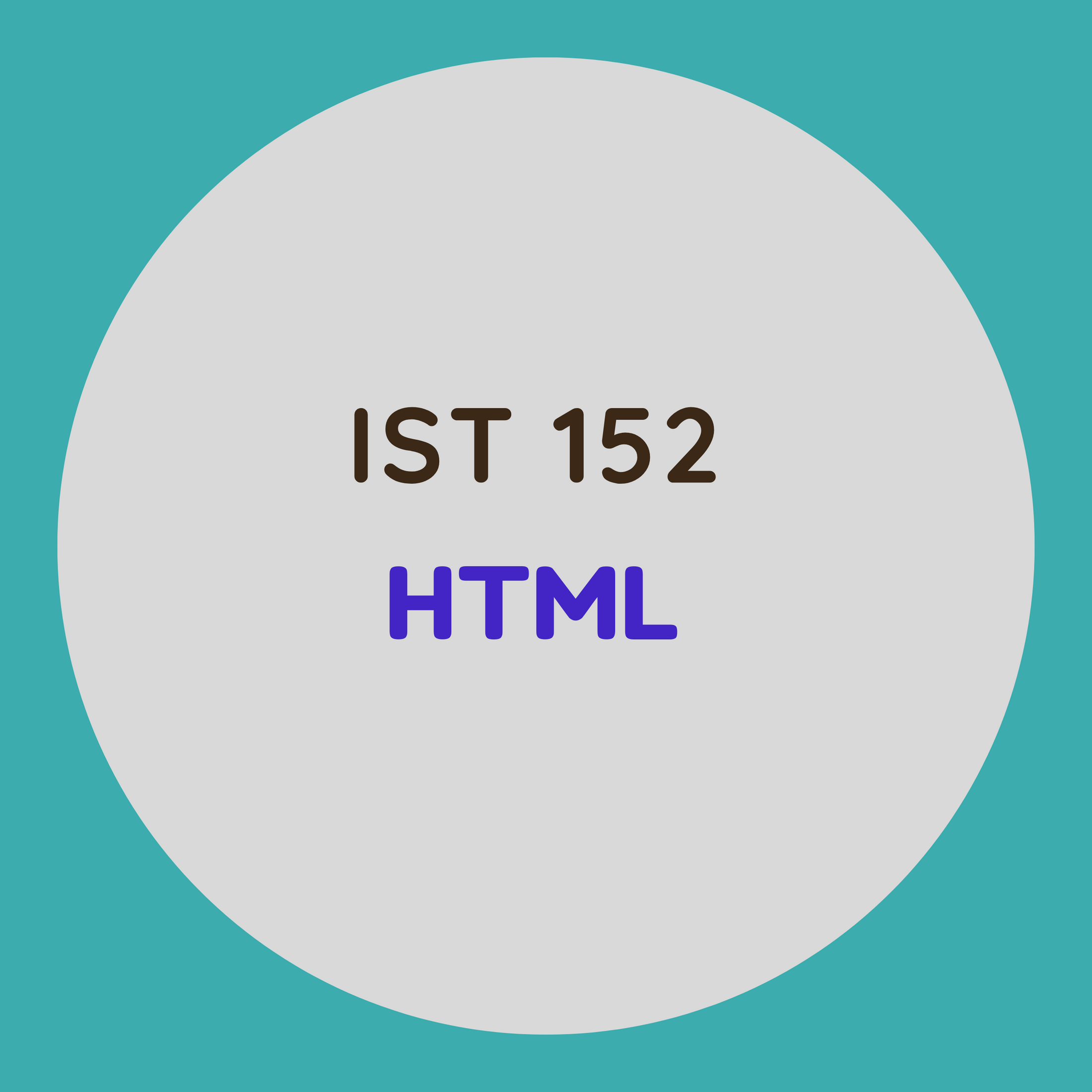 IST 152 HTML