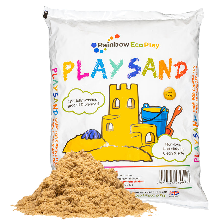 Rainbow Eco Play Sand Bag 12kg 5pk