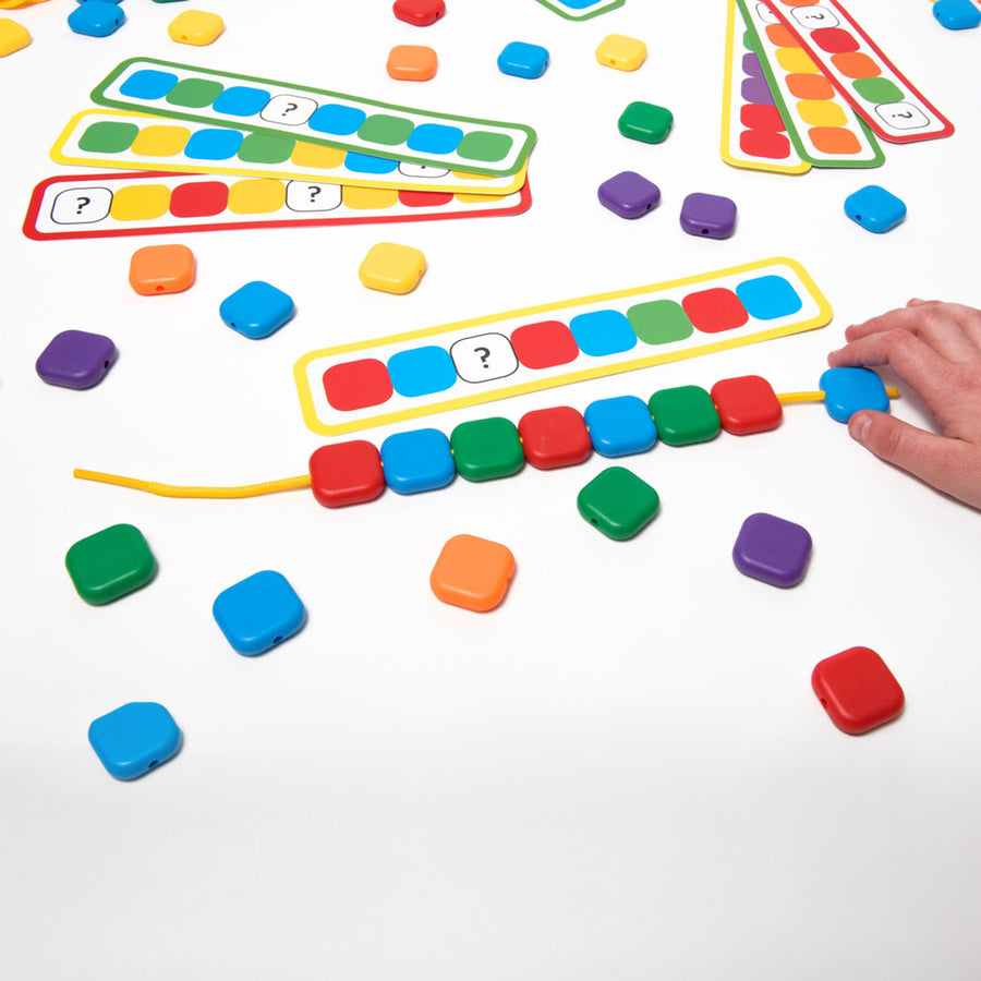 Lacing Colour Sequence Beads