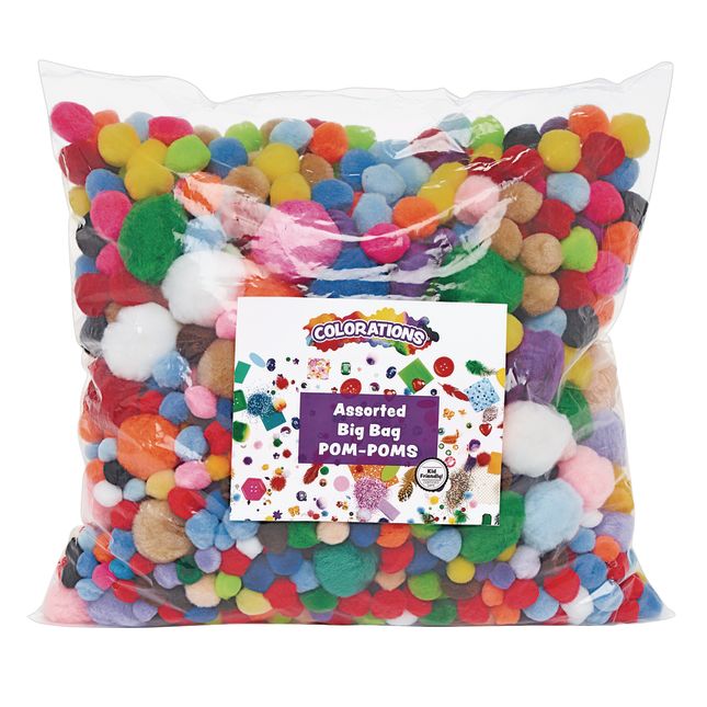 Colorations Bag of Pom-Poms