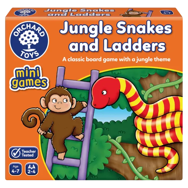 Jungle Snakes & Ladders Mini Game