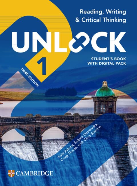 Unlock Level 1 Reading, Writing and Critical Thinking Student's Book with Digital Pack, 3th Ed.