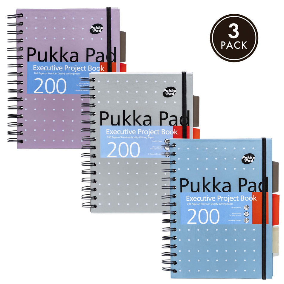 A5 Pukka Metallic Project Book FSC Mix