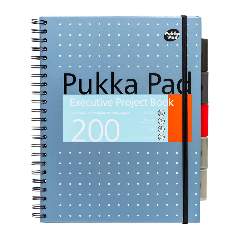 Pukka A4 Metallic Exec Project Book FSC Mix