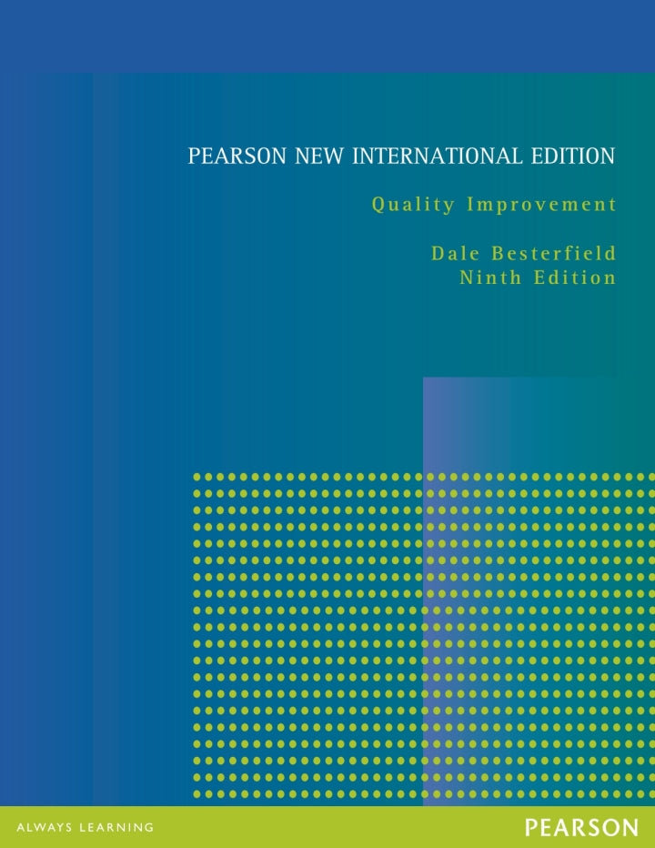 Quality Improvement, Pearson New International Edition, 9th edition (eTextbook)