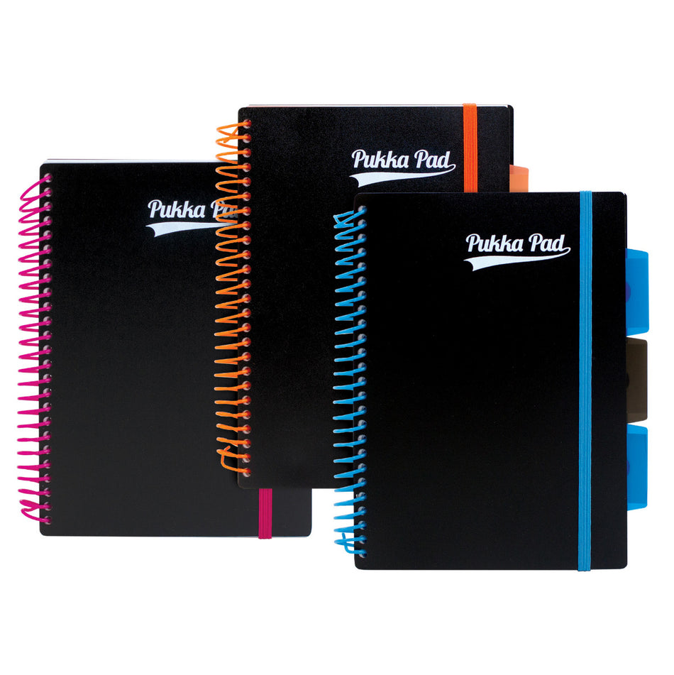 A5 Neon PP Project Book Lined Box 24 FSC