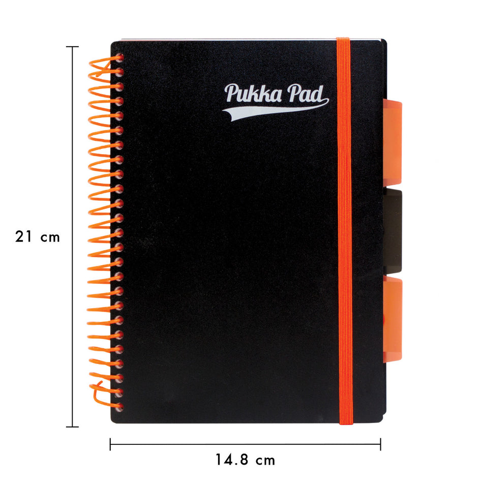 A5 Neon PP Project Book Lined Box 24 FSC