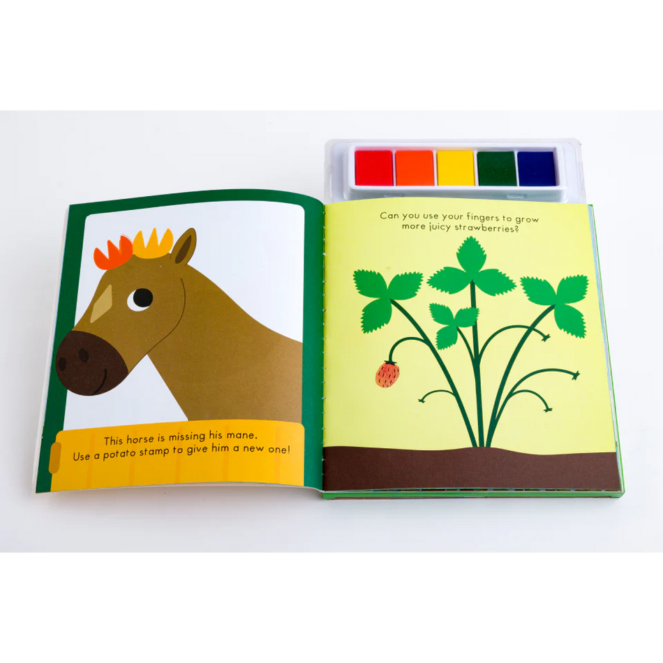Finger Print Art: On The Farm (2022 Ed)
