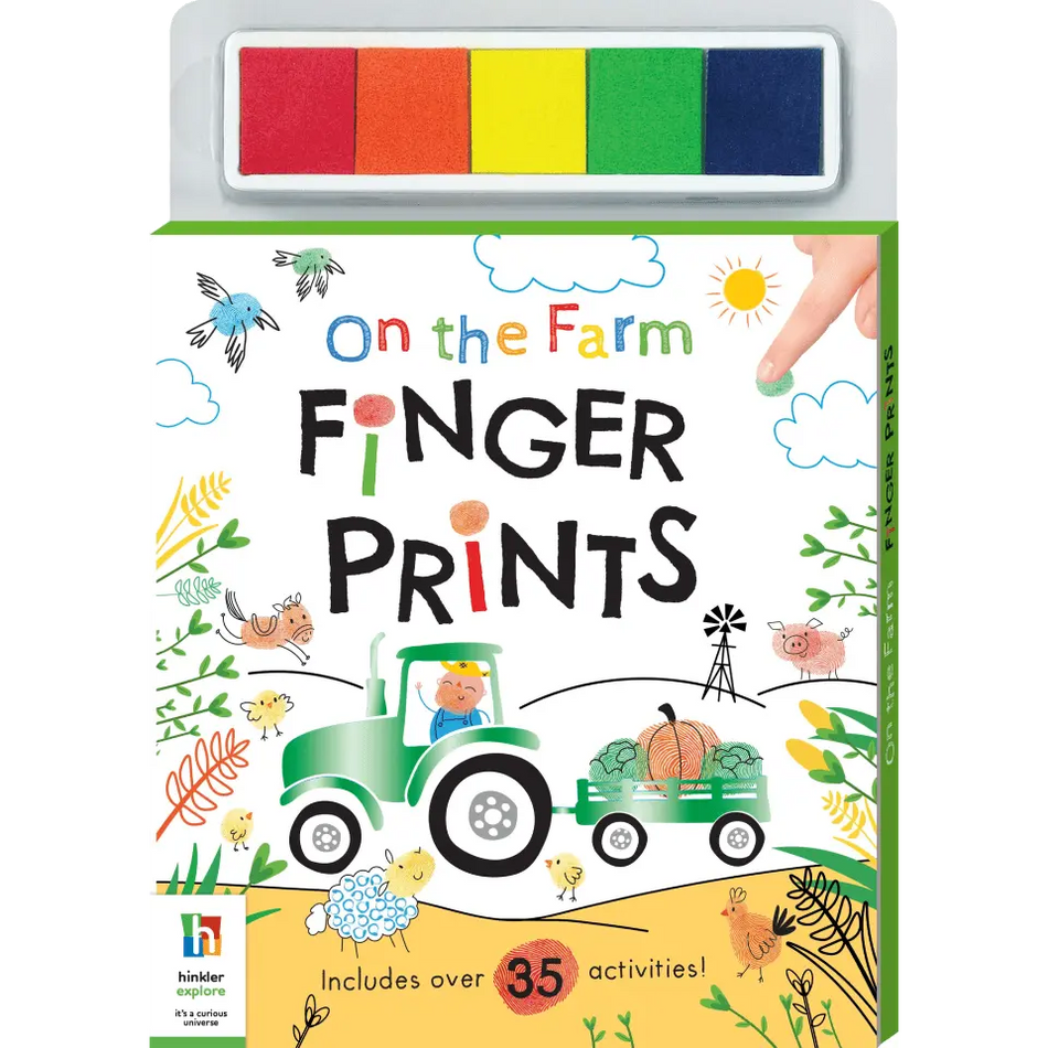 Finger Print Art: On The Farm (2022 Ed)