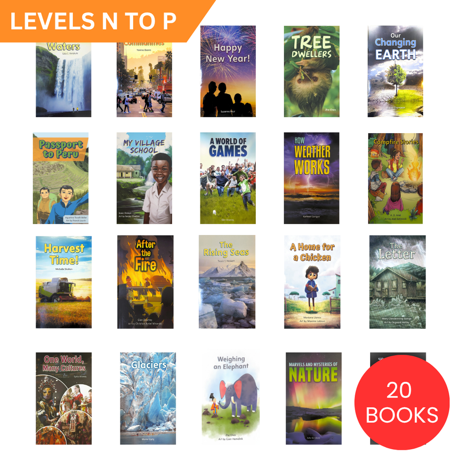 Growing Readers Bookshelf: Levels N-P Collection (20 BOOKS)