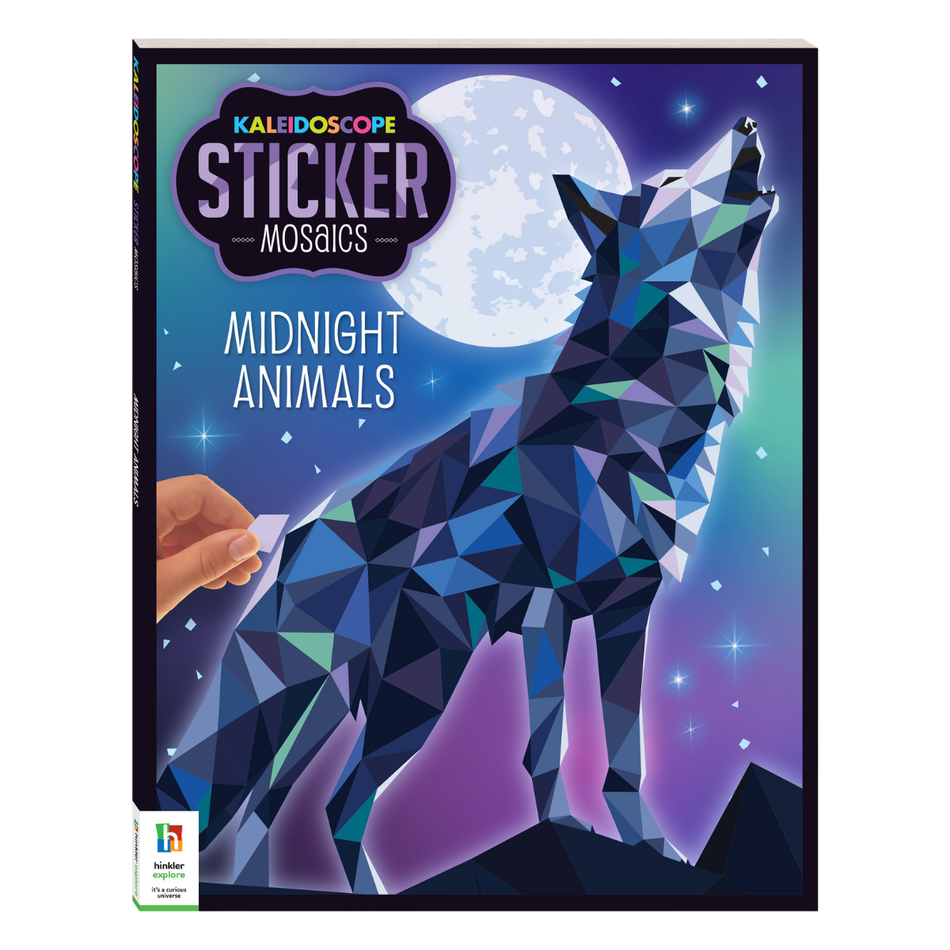 Kaleidoscope Sticker Mosaics Midnight Animals