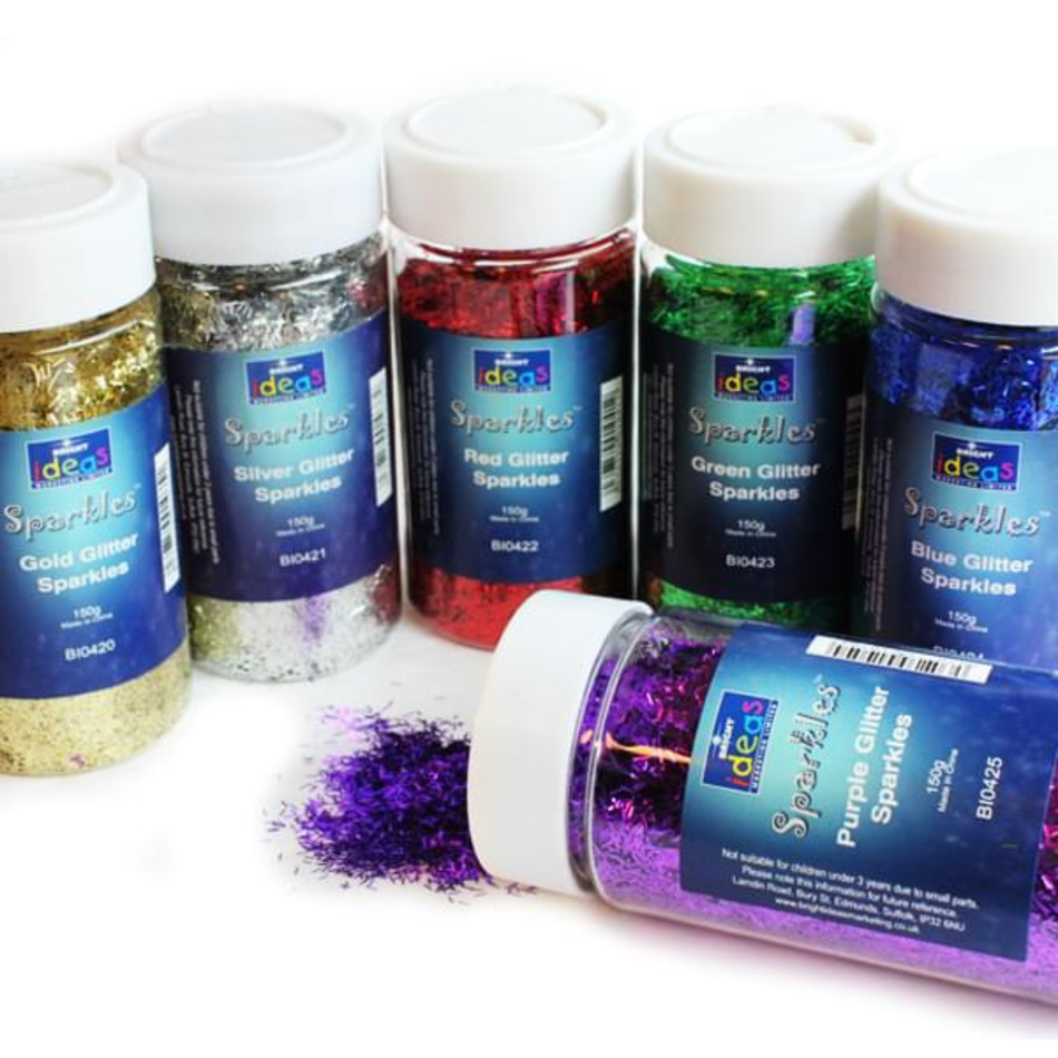 Glitter Sparkles 150g 6pk