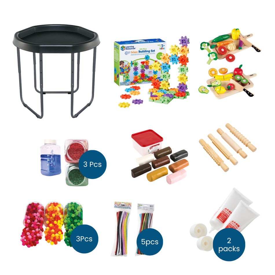 Premium Tuff Tray Play Set Black