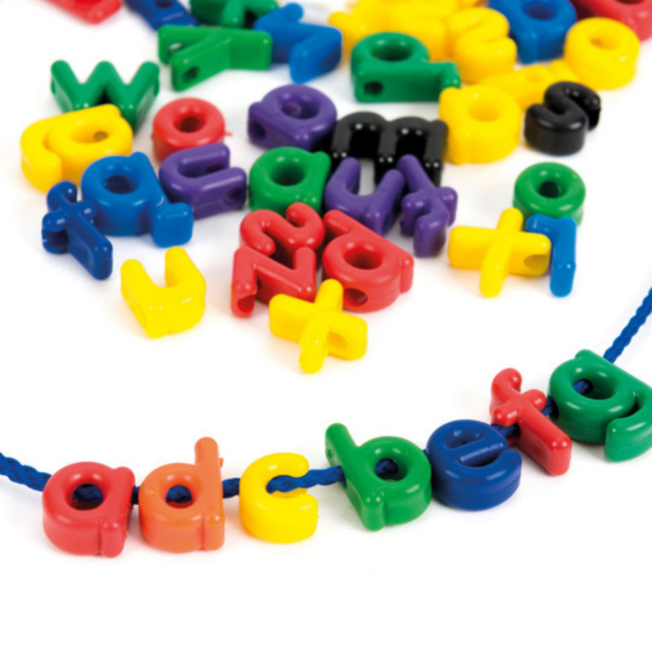 Plastic Alphabet Letters Lacing Set