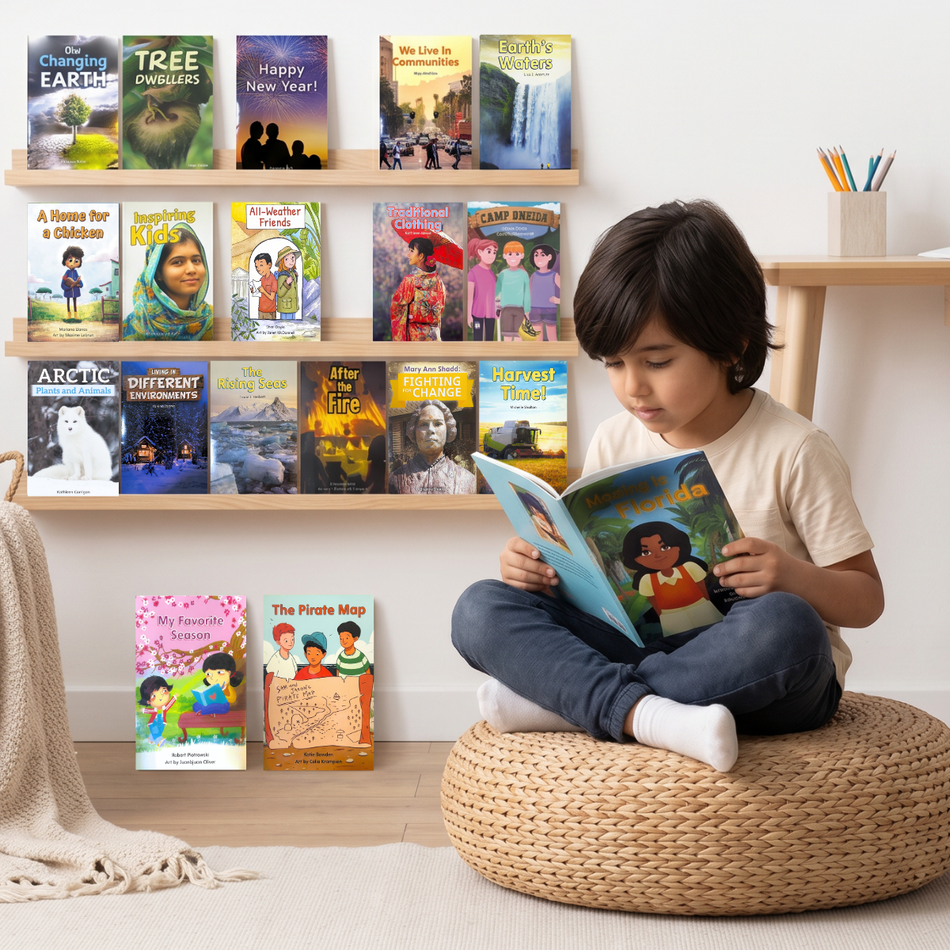 Growing Readers Bookshelf: Levels J–M Collection (20 BOOKS)
