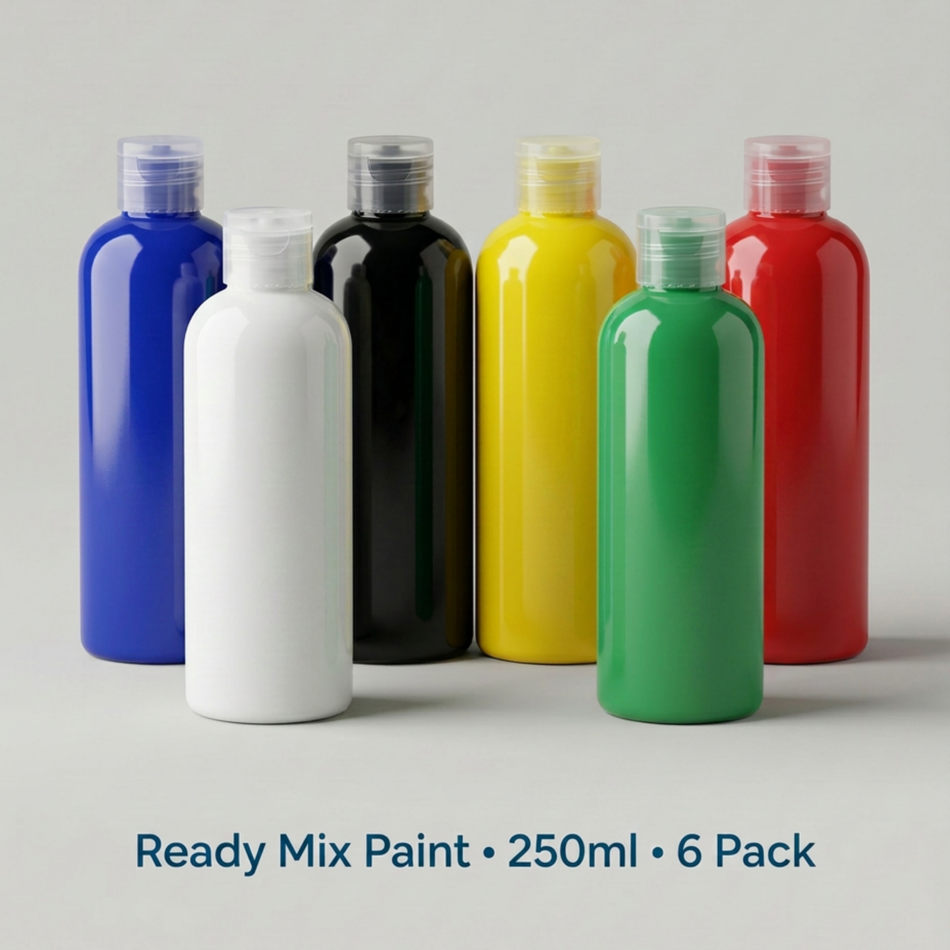 Ready Mixed Paint 250ml - 6 pack