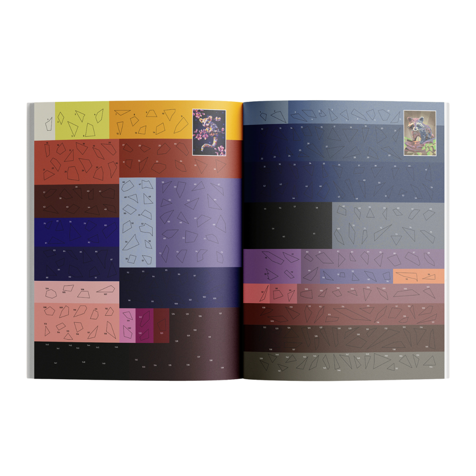 Kaleidoscope Sticker Mosaics Midnight Animals