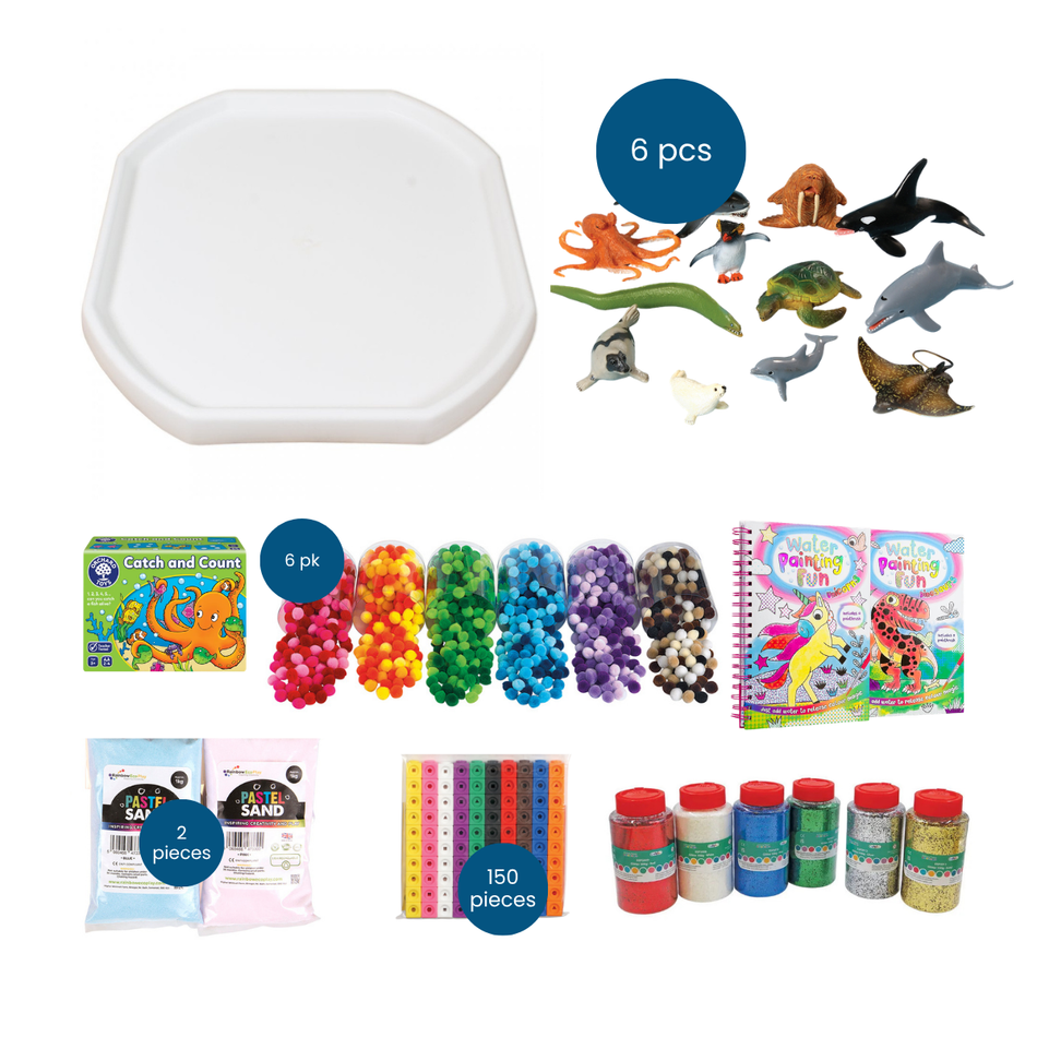 Sensory Discovery Tuff Tray Play Set