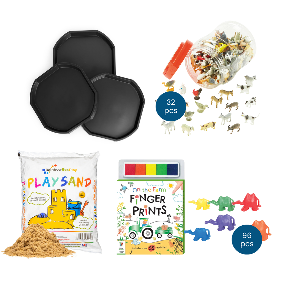 Farmyard Tuff Tray Play Set