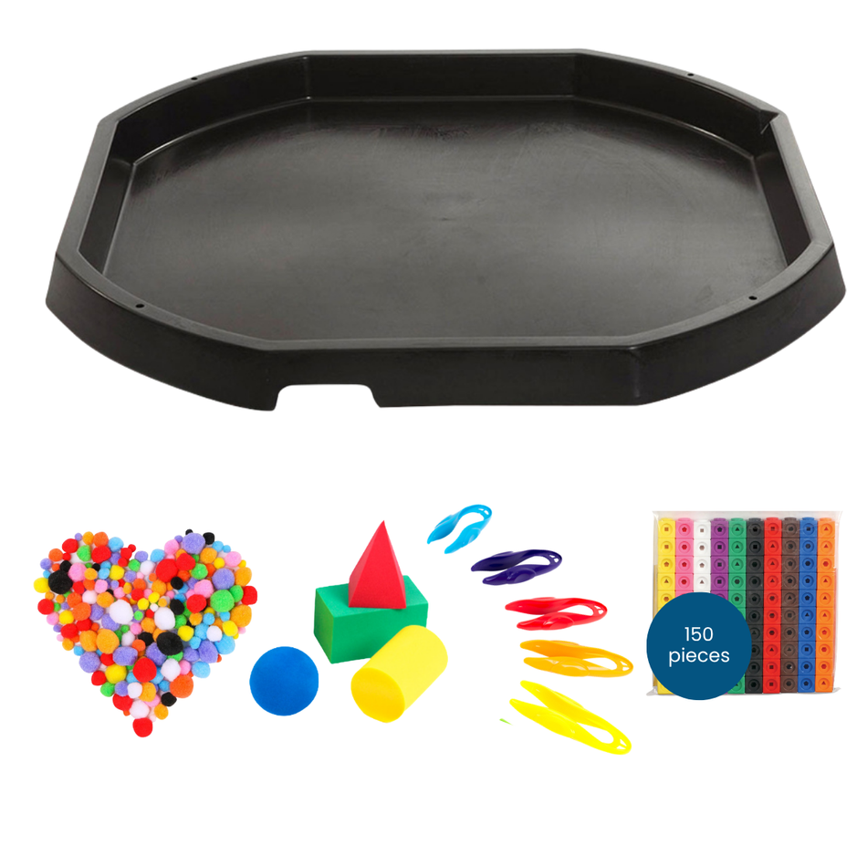 Colour Sorting Tuff Tray Play Set