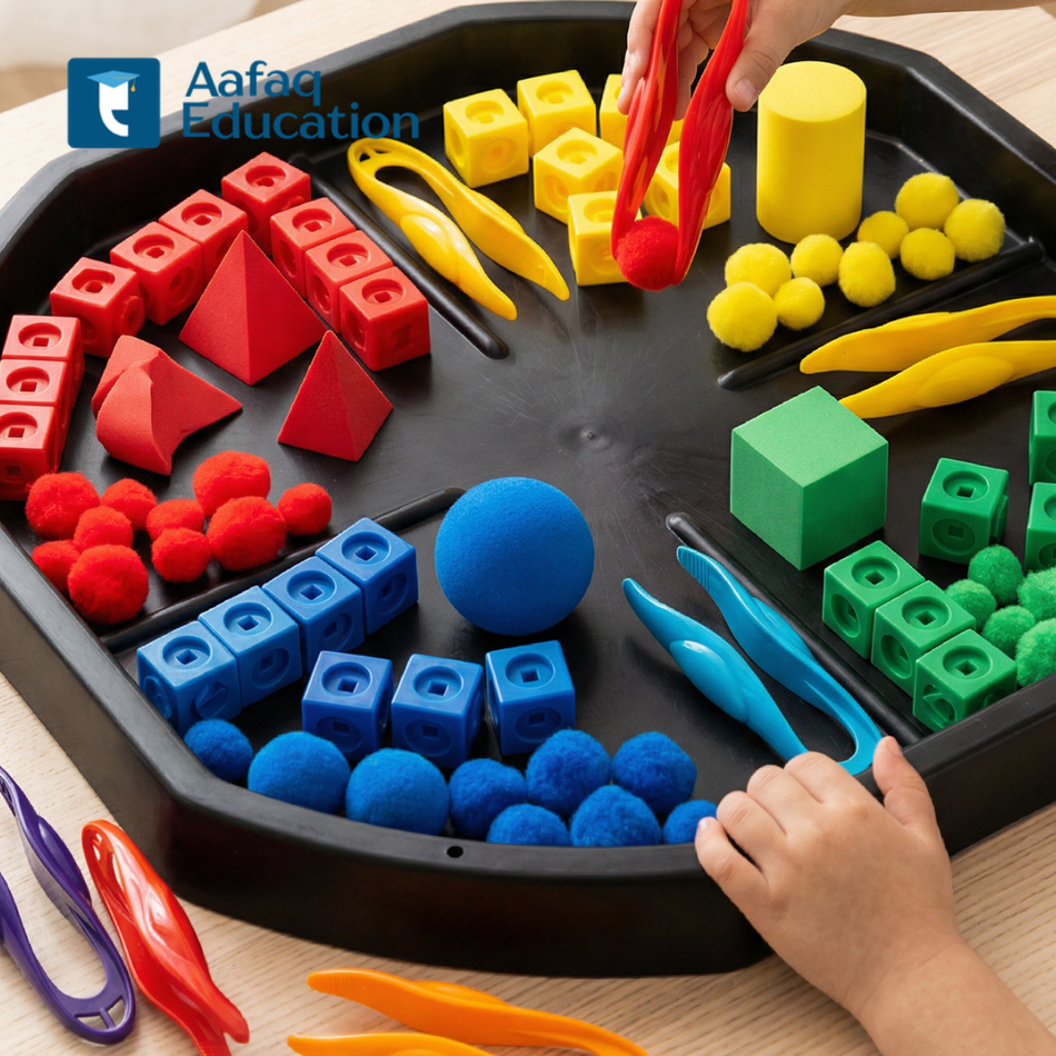 Colour Sorting Tuff Tray Play Set