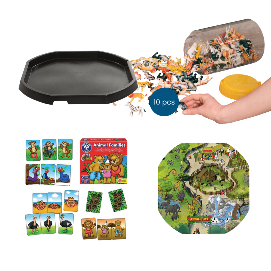 Safari Tuff Tray Play Set