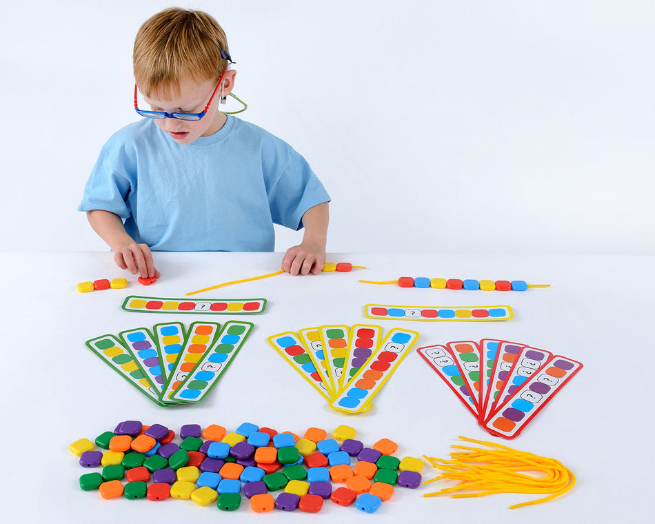 Lacing Colour Sequence Beads