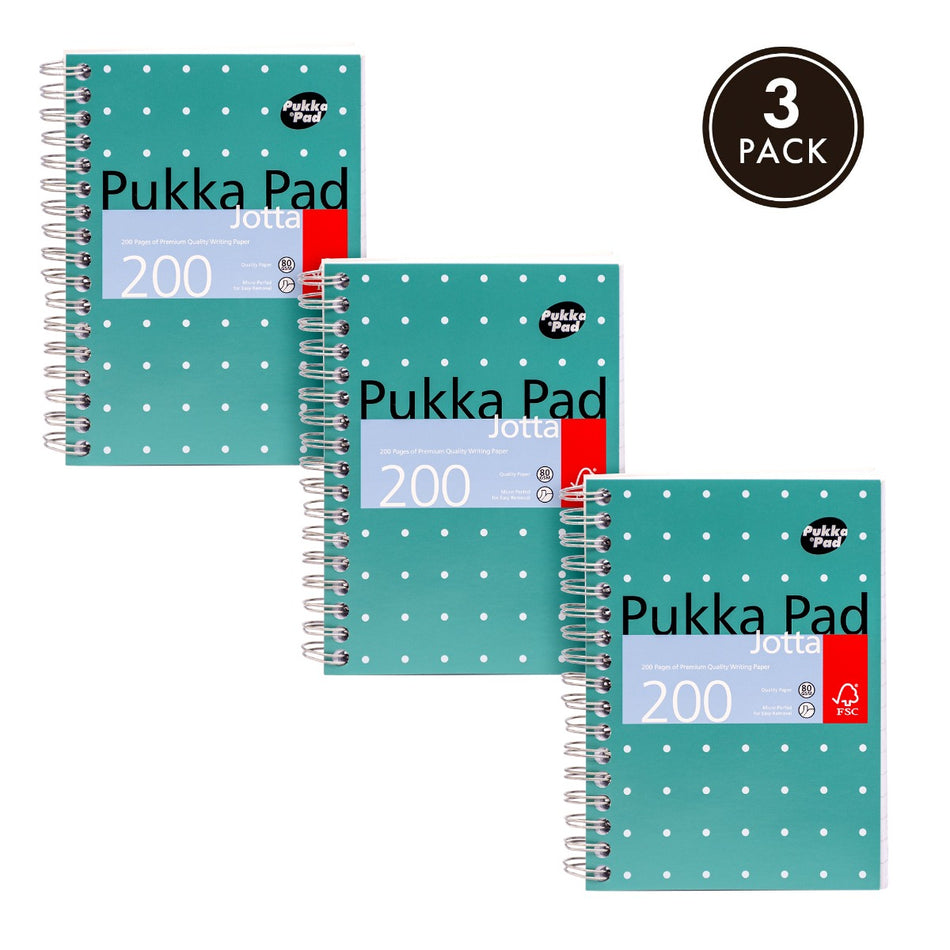 A6 Metallic Jotta Notepad FSC Mix