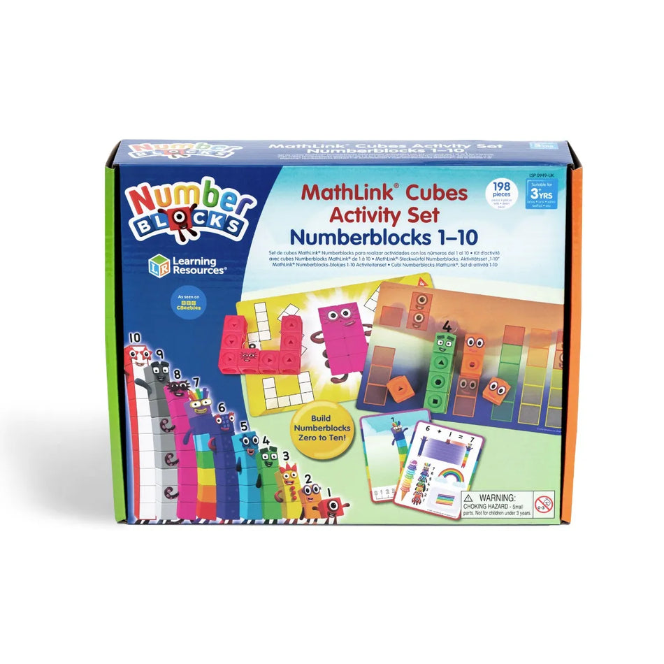 Mathlink Cubes Numberblocks 1-10 Activity Set