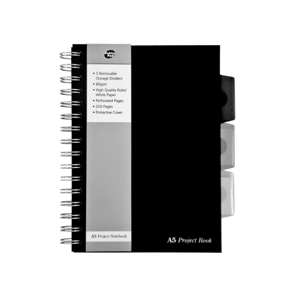 A5 Black Range Project Book FSC Mix