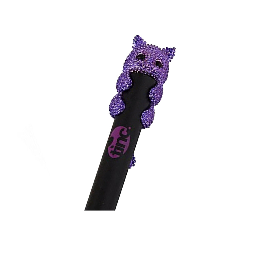 Purple Cat Topper Pencil
