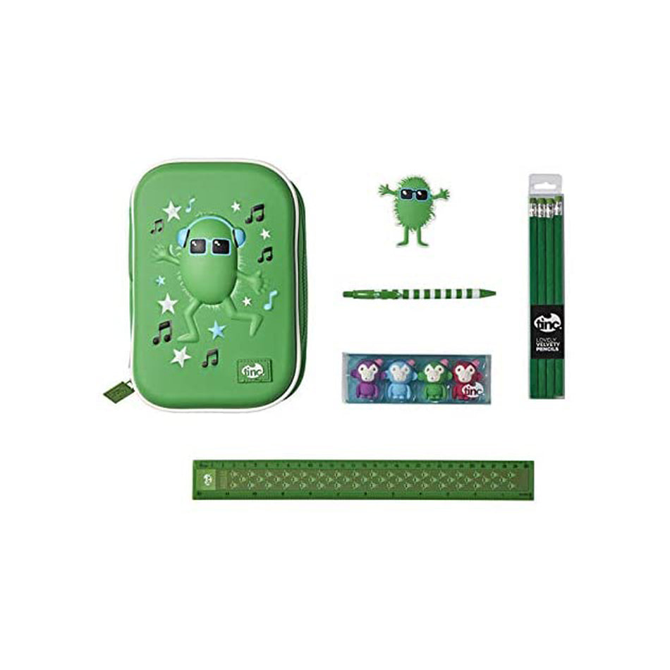 Green Pencil Case Gift Set