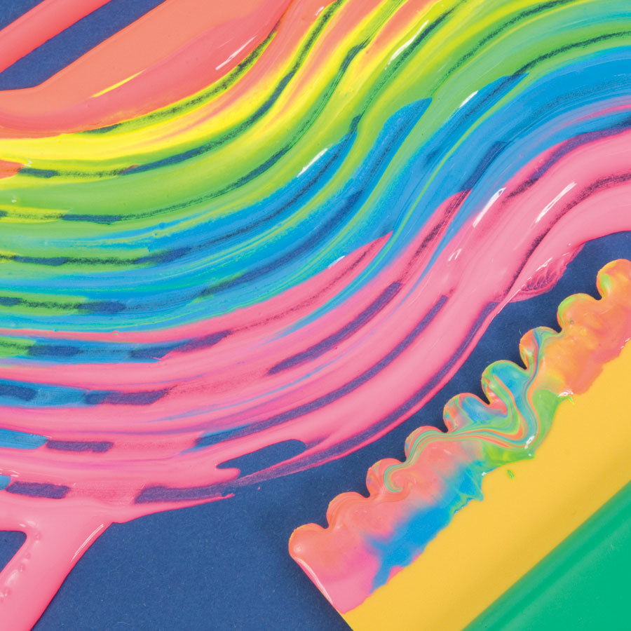 TTS Fluorescent Ready Mixed Paint 6pk