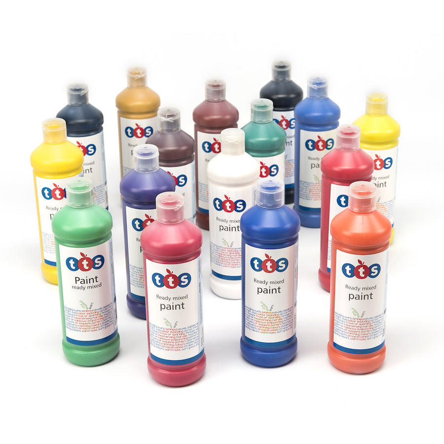 TTS Ready Mixed Paint White 1ltr