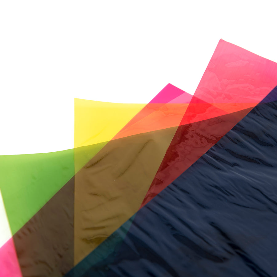 A4 Coloured Cellophane Sheets Assorted 48pk