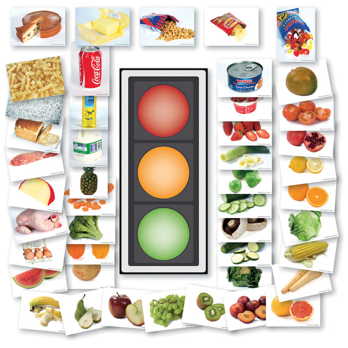 Traffic Light Food Game 1m display and A5 cards