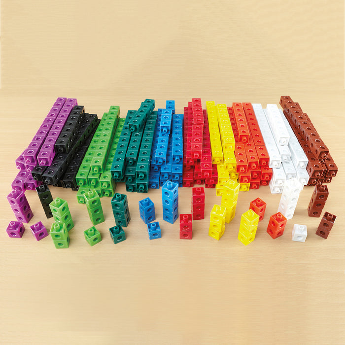 Colourful Snap Counting Cubes 1000pk