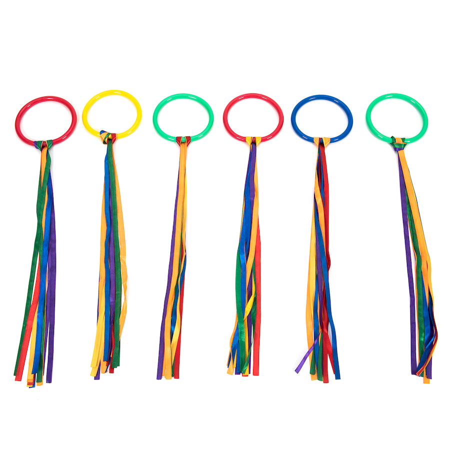 Dancing Ribbon Rings 6pk