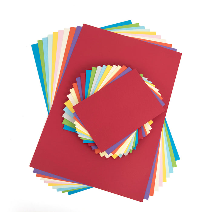 Assorted Bright Card 274 micron A4 50pk