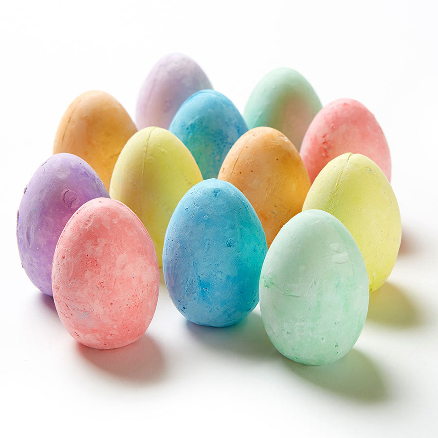 Egg Shaped Chalks Assorted 12pk x 5 Packs