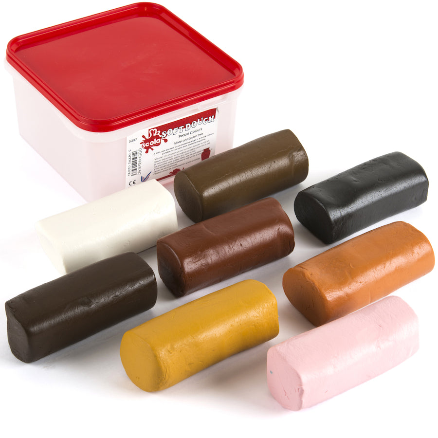 People Colours Modelling Dough