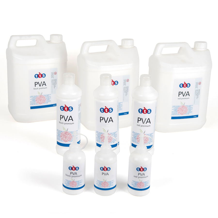 TTS Red Label PVA Glue 600ml 10pk